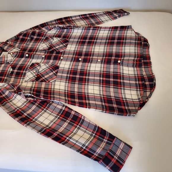 Selling Women's Long Sleeved Button Up Plaid Shirt from Forever 21 - Picture 2 of 10